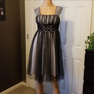 Black & White Dress - Cocktail, Homecoming, Prom